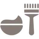 Meat and barbecue tool symbol